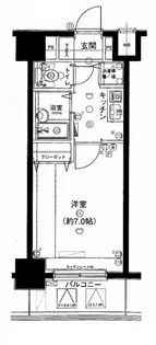 メインステージ茅場町【8階】の間取り
