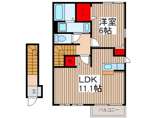 Sジェルメの間取り