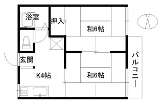 フォーブル隅の浜【2階】の間取り