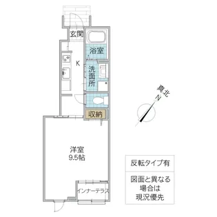 エバーレジデンス【1階】の間取り