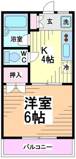神奈川県川崎市多摩区登戸【アパート】の間取り