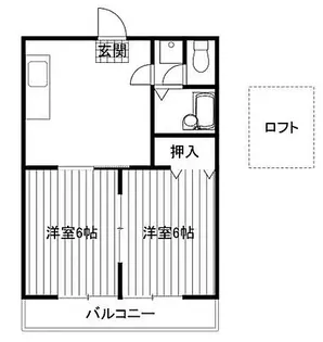 福島県郡山市細沼町【アパート】の間取り