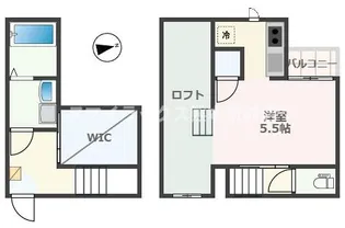 熊本県熊本市中央区坪井5【アパート】の間取り