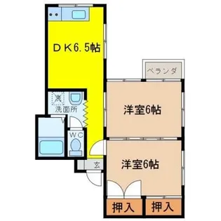 サンシャイン赤崎【1階】の間取り