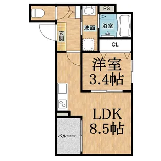 千葉県市原市五井中央西1【アパート】の間取り