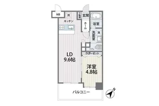 S-FORT筑紫通り【5階】の間取り