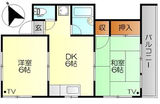 第2橋本ビル【5階】の間取り
