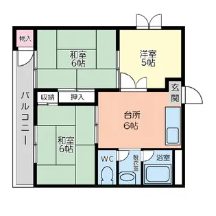 ペンシオーノ・ケイ【1階】の間取り