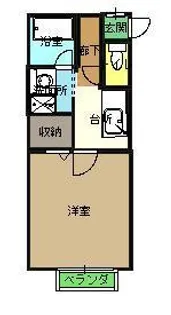 ハイム・サンティール【2階】の間取り