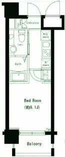 パークキューブ大井町【10階】の間取り