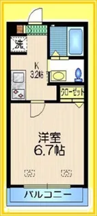 メゾン ボナール【2階】の間取り