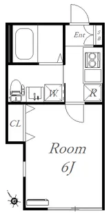 ベルフール横浜和田町【1階】の間取り