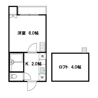プレステージ中野坂上【1階】の間取り