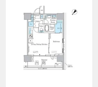 HARUMIFLAG PORT VILLAGE C棟【6階】の間取り