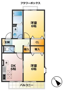 吉祥寺ガーデンホームズ【1階】の間取り