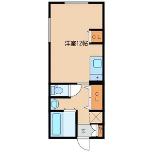 コスモメイツクボタ【1階】の間取り