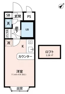 ベルピア南行徳5【2階】の間取り