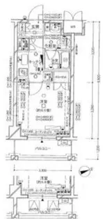 パレステュディオ代々木【4階】の間取り