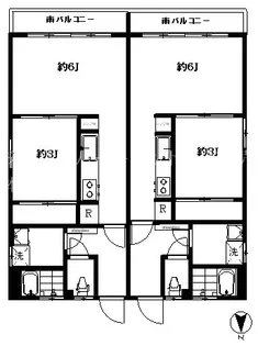 Claire(クレール)奥沢【3階】の間取り