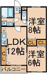 西東京ヴィレッジ【2階】の間取り