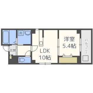 オーシャン大国【6階】の間取り