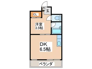 MIYA弁天【3階】の間取り
