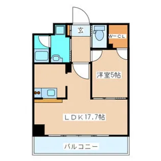 ヴィアーレ勾当台I【3階】の間取り