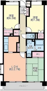 パークビュー・ペイサージュ【1階】の間取り