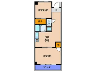 ブルーム吉野ハイツ【2階】の間取り