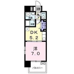 アムールガーデン陣原【2階】の間取り