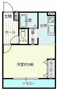 フローラ開成【2階】の間取り
