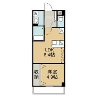 umi no mori【3階】の間取り