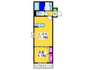 サンあい II号館【3階】の間取り