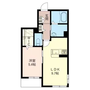 ブランベージュ【1階】の間取り