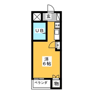 露橋ロイヤルハイツ【4階】の間取り