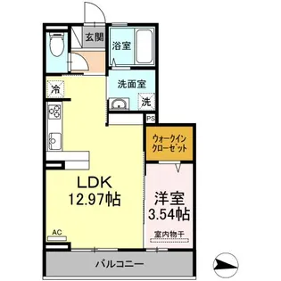 Adele八戸溝【2階】の間取り