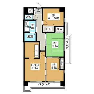 changuIII泉【13階】の間取り