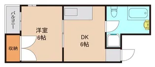 コーポ亀戸【3階】の間取り