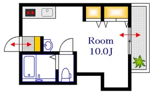 ウェール千田町【1階】の間取り