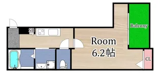 ALEGRIA守口金下町【2階】の間取り