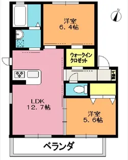 アドバンス A棟【1階】の間取り