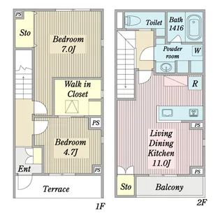 South Zionの間取り