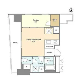 グランテール代々木【6階】の間取り