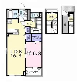 ルーセントIII【3階】の間取り