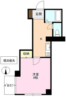 ベルメッソさんぽ館【3階】の間取り