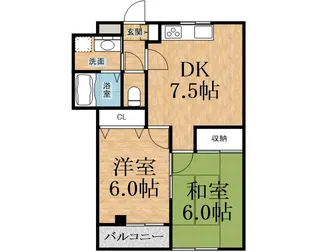 レジデンスおゆみ野【2階】の間取り