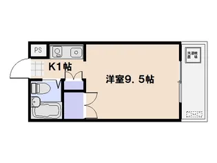 ウエストコート【4階】の間取り