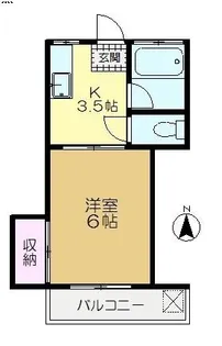 エステートソネ【2階】の間取り