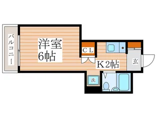 シルクヴィレッジ【2階】の間取り