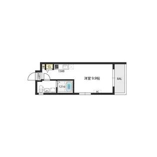 マーヴェリック堺東【3階】の間取り